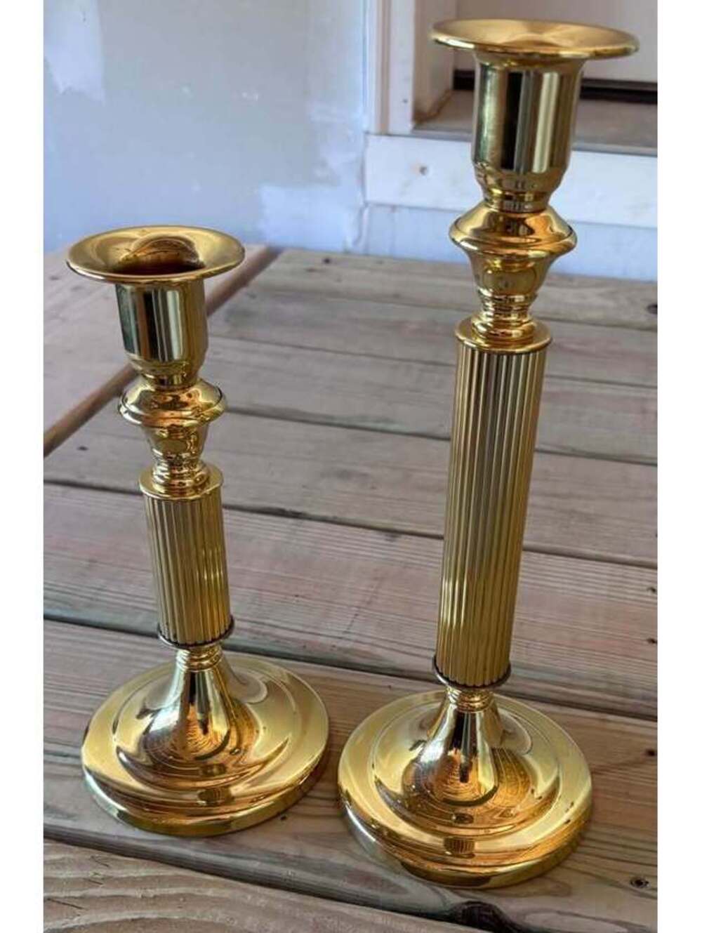 Pair of Brass Candlesticks